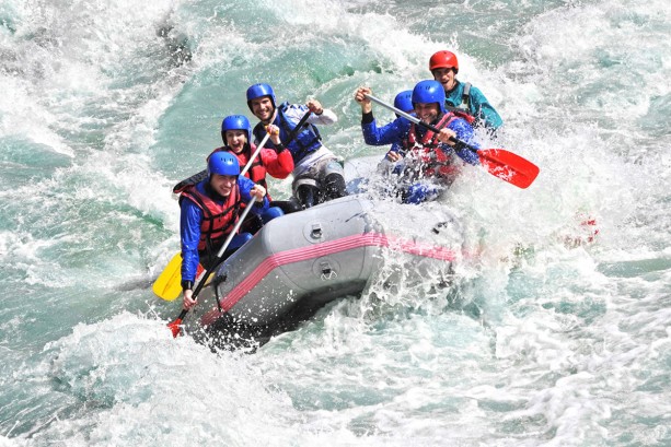 Rafting am Fluss im Salzburger Land © TVB Eben im Pongau