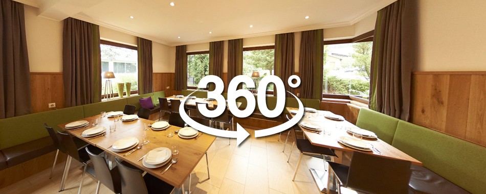 Virtuelle Tour durch den Speisesaal im Lindenhof